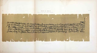 Grammaire démotique. Contenant les principes généraux de la langue et de l'écriture populaires des Anciens Egyptiens. Avec un tableau général des signes démotiques et dix planches y annexées.