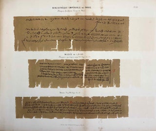 Grammaire démotique. Contenant les principes généraux de la langue et de l'écriture populaires des Anciens Egyptiens. Avec un tableau général des signes démotiques et dix planches y annexées.