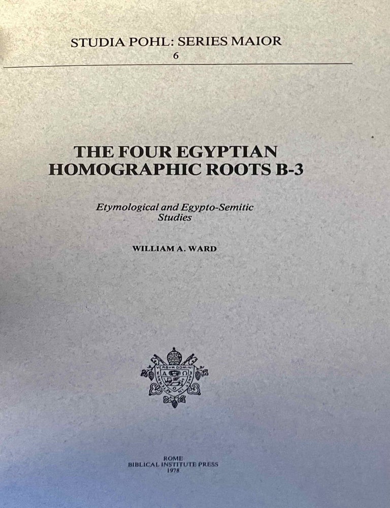 Item #M2504b The four Egyptian homographic roots B-3. WARD William A.[newline]M2504b-00.jpeg