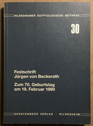 Item #M2505 Festschrift Jürgen von Beckerath. BECKERATH Jürgen, von