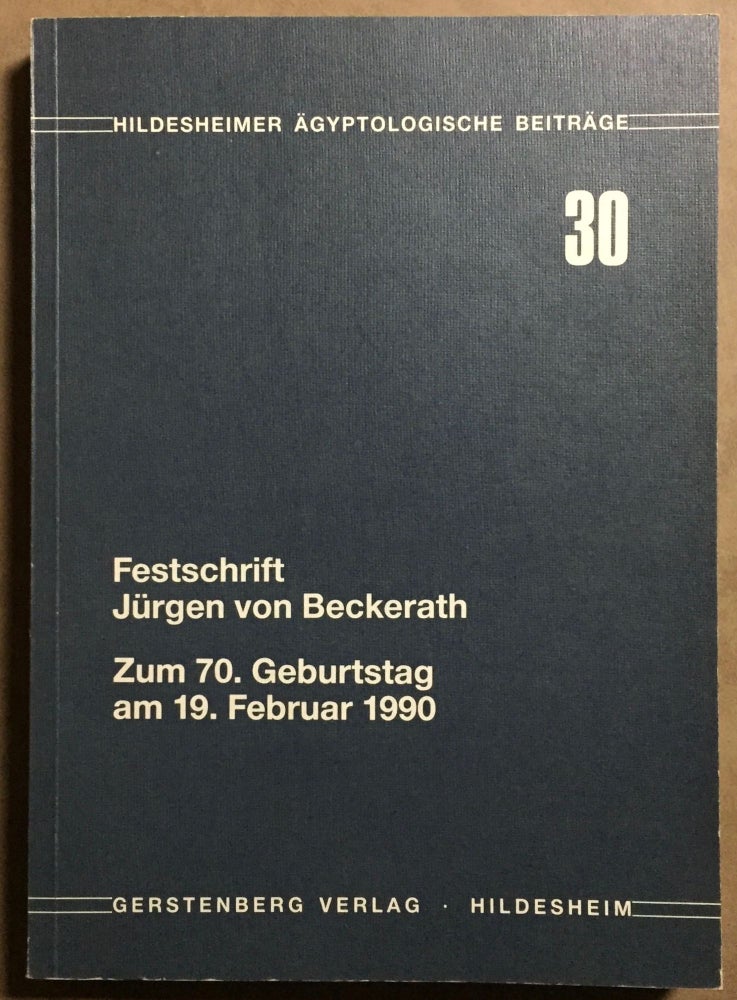 Item #M2505 Festschrift Jürgen von Beckerath. BECKERATH Jürgen, von.[newline]M2505.jpg