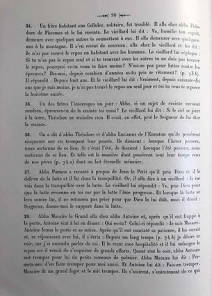 Le manuscrit de la version copte en dialecte sahidique des “Apophthegmata Patrum.”