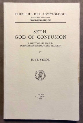 Item #M2529d Seth, God of Confusion. A Study of his Role in Egyptian Mythology and Religion....[newline]M2529d.jpg