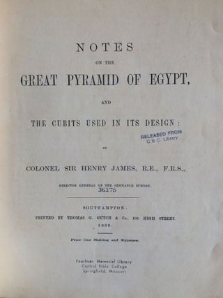 Notes on the Great Pyramid of Egypt and the cubits used in the Design[newline]M2530-04.jpg