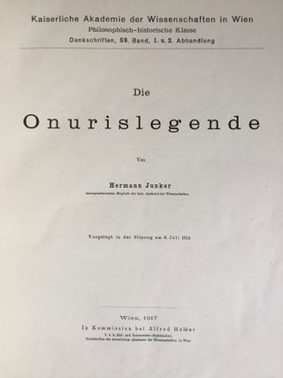 Die Onurislegende