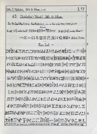 Ramesside inscriptions. Historical and biographical. Vol. I, fasc. 1-8 [Ramesses I, Sethos I, and contemporaries] (complete in itself)[newline]M2534c-14.jpeg