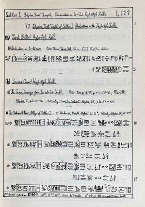 Ramesside inscriptions. Historical and biographical. Vol. I, fasc. 1-8 [Ramesses I, Sethos I, and contemporaries] (complete in itself)[newline]M2534c-18.jpeg