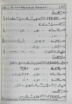 Ramesside inscriptions. Historical and biographical. Vol. I, fasc. 1-8 [Ramesses I, Sethos I, and contemporaries] (complete in itself)[newline]M2534c-47.jpeg