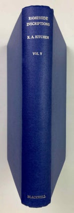 Item #M2534d Ramesside inscriptions. Historical and biographical. Vol. 5 [Setnakht, Ramesses III...
