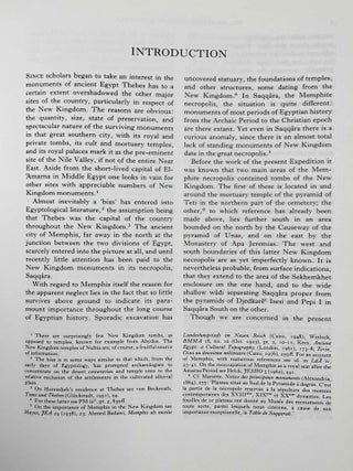 The Memphite Tomb of Horemheb commander-in-chief of Tut'ankhamun. Part I: The reliefs, inscriptions, and commentary. Part II: A catalogue of the finds.