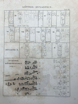 Item #M2545a Königsbuch der alten Ägypter. Erste Abtheilung: Texte und Dynastientafeln. Zweite...[newline]M2545a.jpg