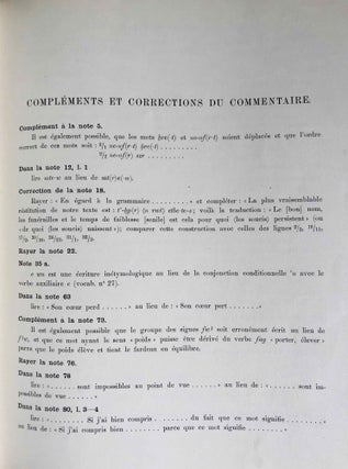 Papyrus Insinger. Tome I: Texte, transcription, traduction et commentaire. Tome II: Vocabulaire, étude historique et grammaticale (complete set). Les enseignements moraux d’un scribe égyptien du premier siècle après J.-C. Texte démotique avec transcription, traduction française, commentaire, vocabulaire et introduction grammaticale et littéraire.