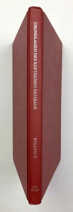 Item #M2554b Grundlagen des koptischen Satzbaus. POLOTSKY Hans Jakob