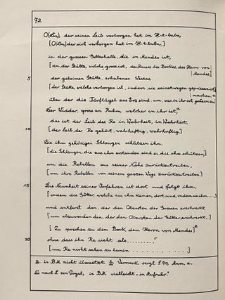 Urkunden (VI) mythologischen Inhalts. Erstes Heft: B&uuml;cher und Spr&uuml;che gegen den Gott Seth.[newline]M2558e-03.jpeg