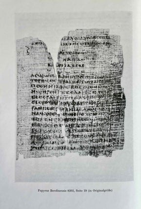 Die gnostischen Schriften des koptischen Papyrus Berolinensis 8502. Herausgegeben, übersetzt und bearbeitet.