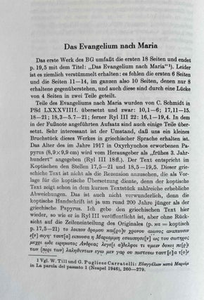 Die gnostischen Schriften des koptischen Papyrus Berolinensis 8502. Herausgegeben, übersetzt und bearbeitet.