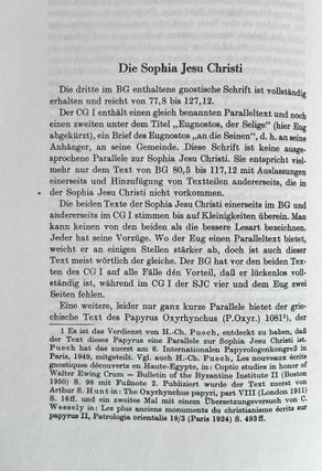Die gnostischen Schriften des koptischen Papyrus Berolinensis 8502. Herausgegeben, übersetzt und bearbeitet.