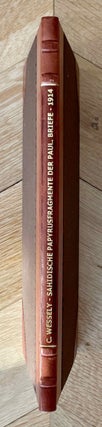 Item #M2569 Sahidische Papyrusfragmente der paulinischen Briefe. WESSELY Karl