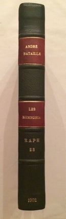 Item #M2573 Les Memnonia. Recherches de papyrologie et d’épigraphie grecques sur la nécropole...[newline]M2573.jpg