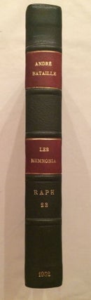 Item #M2573 Les Memnonia. Recherches de papyrologie et d’épigraphie grecques sur la nécropole...