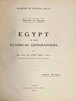 Egypt in the Classical Geographers[newline]M2574b-02.jpeg