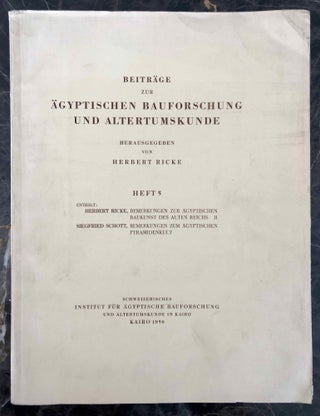 Item #M2576b Bemerkungen zur ägyptischen Baukunst des Alten Reichs. Band II, with: Bemerkungen...[newline]M2576b.jpg
