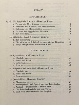 &Auml;gyptologie. Literatur