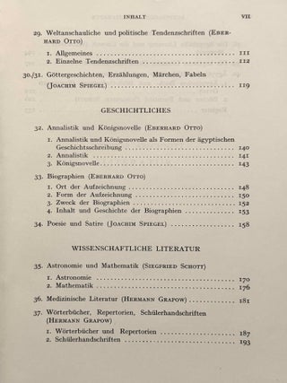 &Auml;gyptologie. Literatur