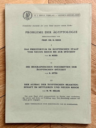 &Auml;gyptologie. Literatur