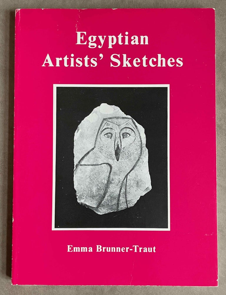 Item #M2586b Egyptian Artists’ Sketches. Figured ostraka from the Gayer-Anderson Collection in the Fitzwilliam Museum, Cambridge. BRUNNER-TRAUT Emma.[newline]M2586b-00.jpeg