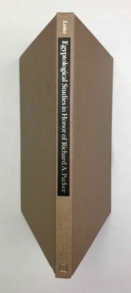 Item #M2588d Festschrift Richard A. Parker. Egyptological Studies in Honor of Richard A. Parker....