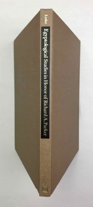 Item #M2588d Festschrift Richard A. Parker. Egyptological Studies in Honor of Richard A. Parker....[newline]M2588d-00.jpeg