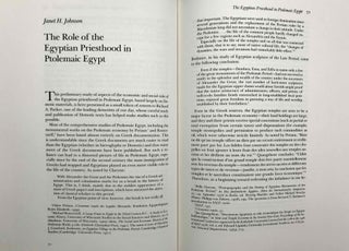 Festschrift Richard A. Parker. Egyptological Studies in Honor of Richard A. Parker. Presented on the occasion of his 78th birthday, December 10, 1983.. On the occasion of his 78th birthday, December 10, 1983. Edited by Leonard H. Lesko. Texts by 12 contributors, including B.V. Bothmer and H. de Meulenaere, J.J. Clère, I.E.S. Edwards, H. Goedicke, B.S. Lesko, L.H. Lesko.