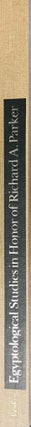 Item #M2588f Festschrift Richard A. Parker. Egyptological Studies in Honor of Richard A. Parker....
