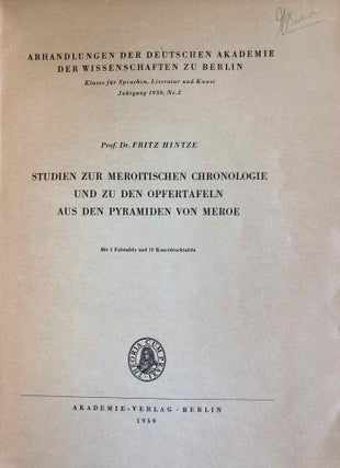 Studien zur meroitischen Chronologie und zu den Opfertafeln aus den Pyramiden von Meroe[newline]M2591b-01.jpeg