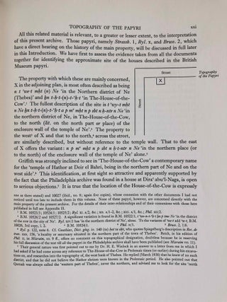 Catalogue of Demotic Papyri in the British Museum. Vol. I: A Theban Archive of the Reign of Ptolemy I, Soter
