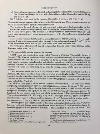 Catalogue of Demotic Papyri in the British Museum. Vol. III: The Mortuary Texts of Papyrus BM 10507
