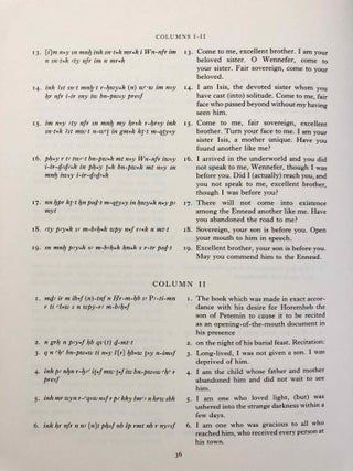 Catalogue of Demotic Papyri in the British Museum. Vol. III: The Mortuary Texts of Papyrus BM 10507