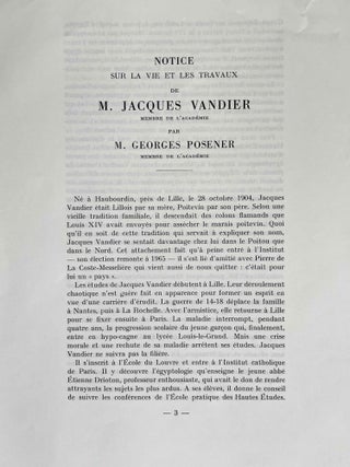 Notice sur la vie et les travaux de M. Jacques Vandier[newline]M2607-03.jpeg