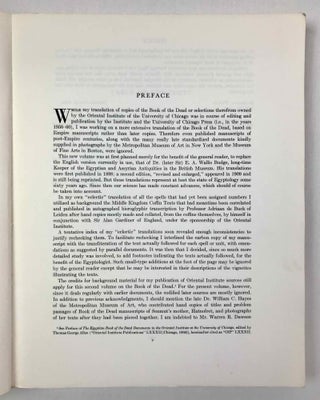 The Book of the Dead or Going Forth by Day. Ideas of the Ancient Egyptians Concerning the Hereafter As Expressed in Their Own Terms.