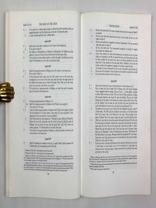 The Book of the Dead or Going Forth by Day. Ideas of the Ancient Egyptians Concerning the Hereafter As Expressed in Their Own Terms.