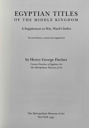 Egyptian titles of the Middle Kingdom: A Supplement to Wm. Ward’s Index[newline]M2611b-02.jpeg