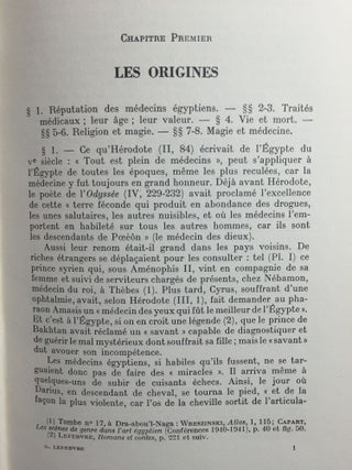 Essai sur la médecine égyptienne de l’époque pharaonique