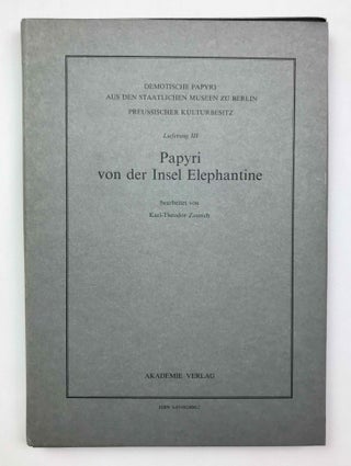 Item #M2625b Demotische Papyri aus den Staatlichen Museen zu Berlin. Lieferung III: Papyri von...[newline]M2625b-00.jpeg