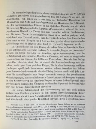 Der Papyruscodex saec. VI-VII der Phillippsbibliothek in Cheltenham. Koptische theologische Schriften. Herausgegeben und übersetzt. Mit einem Beitrag von A. Ehrhard.