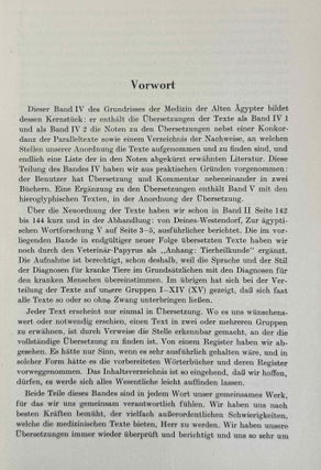 Übersetzung der medizinischen Texte. Band I. Band II: Erläuterungen (complete set)