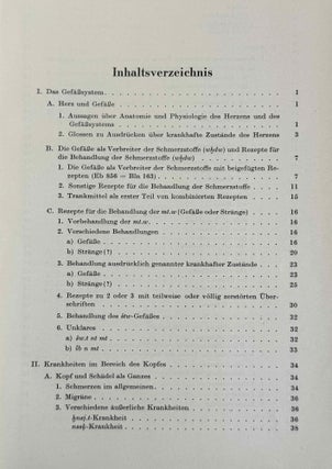 Übersetzung der medizinischen Texte. Band I. Band II: Erläuterungen (complete set)