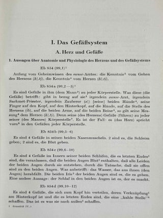 &Uuml;bersetzung der medizinischen Texte. Band I. Band II: Erl&auml;uterungen (complete set)