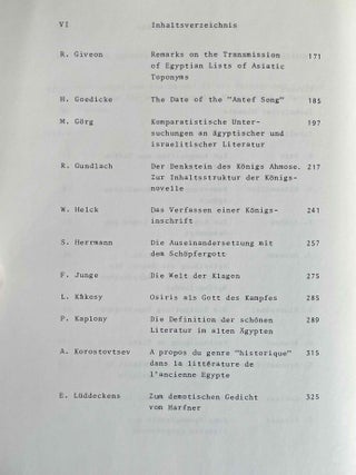 Fragen an die alt&auml;gyptische Literatur. Studien zum Gedenken an Eberhard Otto.[newline]M2637a-03.jpeg