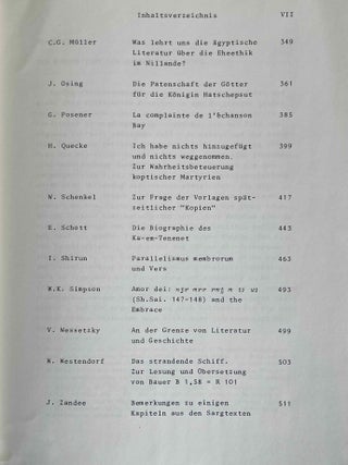 Fragen an die alt&auml;gyptische Literatur. Studien zum Gedenken an Eberhard Otto.[newline]M2637a-04.jpeg